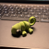 Sevimli Bukalemun 3D Baskı Minyatür - PLA Hayvan Figürü