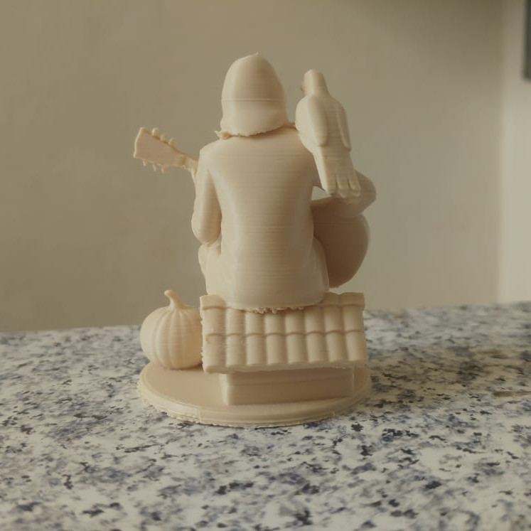 Eric Draven Karga Heykeli - Brandon Lee Film Koleksiyon 3D Baskı