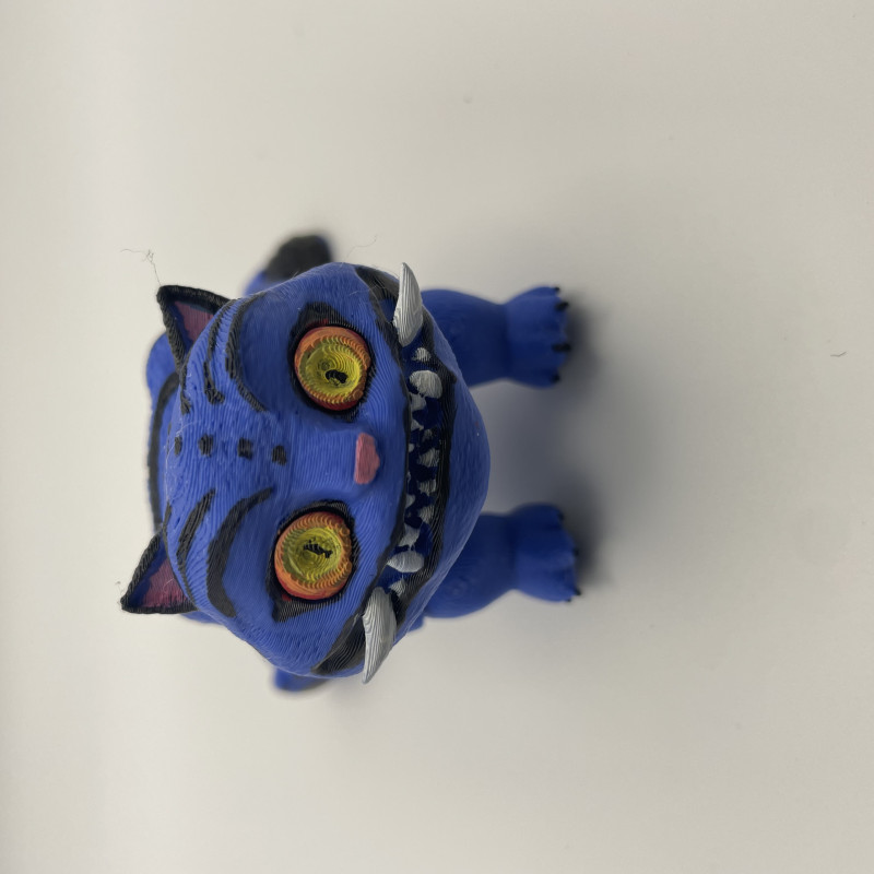 Esnek K-Pop Demon Hunters Derp Kaplan ve Kuş 3D Baskı Figür Seti