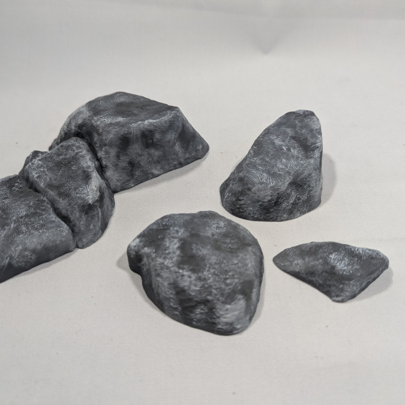 Desteksiz Kaya Uçurum DND Senaryo Modeli - 3D Baskılı Rol Yapma Oyunu Aksesuarı