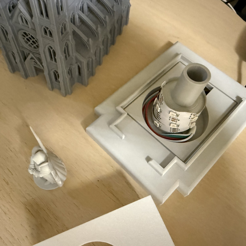 Diablo Katedral Lamba ve Karakter Dioraması - 3D Baskı