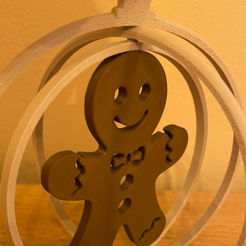 Özel 3D Baskı Noel Topu - Kişiselleştirilebilir Süs