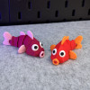 Hareketli Sevimli Balık 3D Baskı Modeli - Anahtarlık ve Dekor