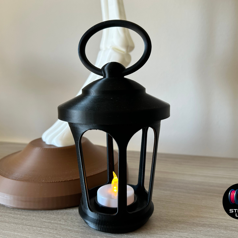 Ölümsüz Fener - İskelet Halloween Dekoru 3D Baskı