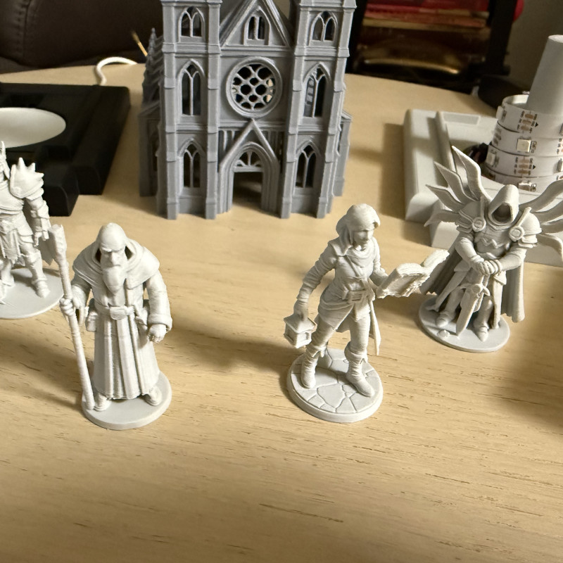 Diablo Katedral Lamba ve Karakter Dioraması - 3D Baskı