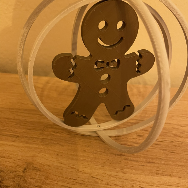 Özel 3D Baskı Noel Topu - Kişiselleştirilebilir Süs