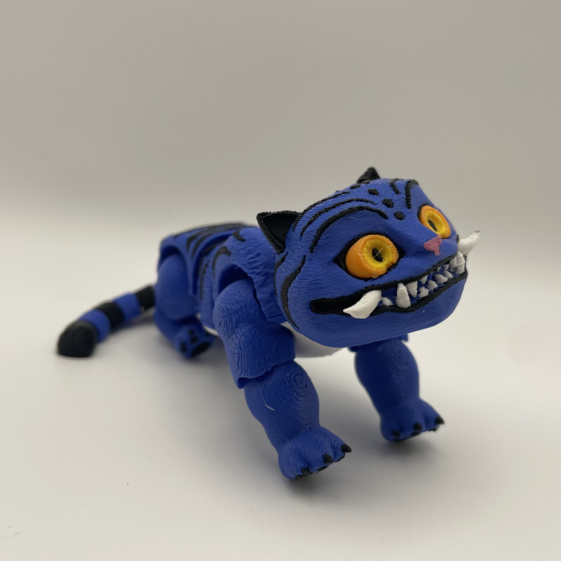 Esnek K-Pop Demon Hunters Derp Kaplan ve Kuş 3D Baskı Figür Seti