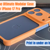 iPhone 17 Pro/Max Modüler Özelleştirilebilir Kılıf - 3D Baskı