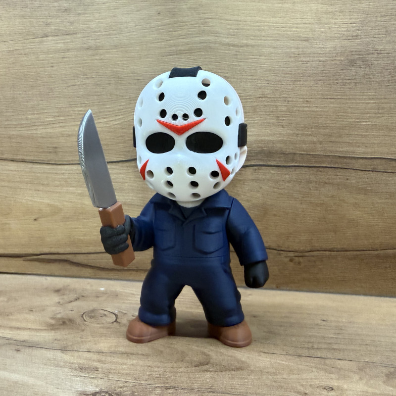 Jason 3D Baskı Film Karakteri Modeli - Oyuncak ve Koleksiyon