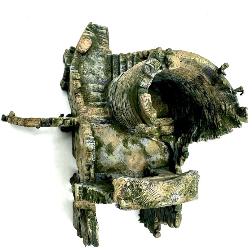 Orta Çağ Kale Harabesi 3D Baskı Teraryum ve Masaüstü Dekor