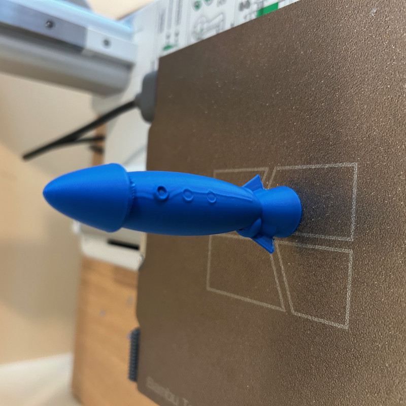 3D Baskı Roket Modeli - Eğitici Uzay Gemisi Maketi