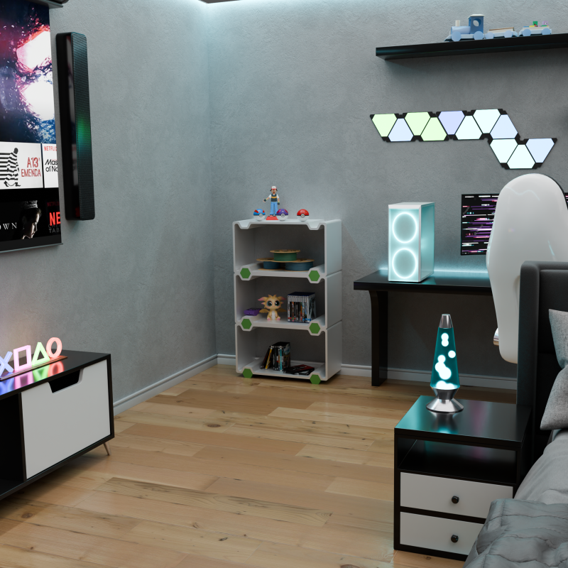 Modüler 3D Baskı Raf - Ölçeklenebilir ve Özelleştirilebilir