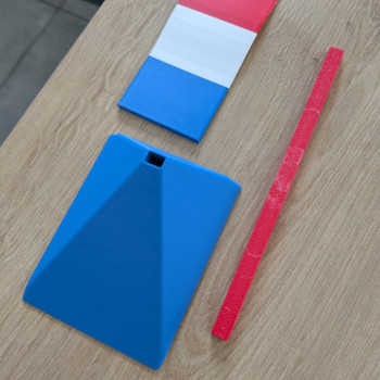 18 cm Özelleştirilebilir Eğitici Bayrak - 3D Baskı Coğrafya Modeli