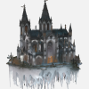 Korku Katedrali 3D Baskı Modeli - Boyanabilir Dekor