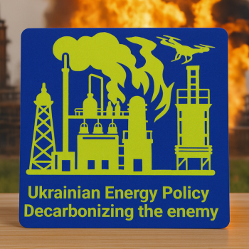 Ukrayna Enerji Politikası Tema Bardak Altlığı - 3D Baskı Özgürlük Tasarımı