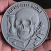 Memento Mori Plaket ve Anahtarlık - 3D Baskı Felsefi Aksesuar