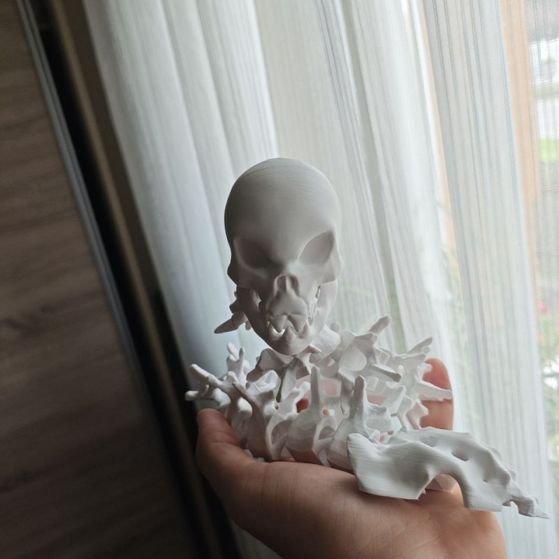 Hareketli Halloween Canavarı The Biter - 3D Baskı Maketi