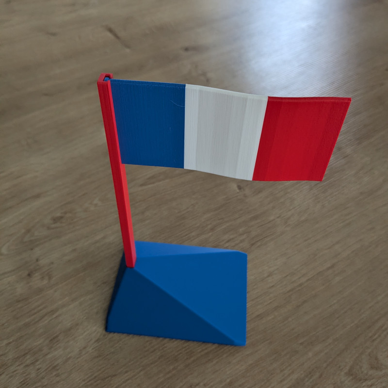 18 cm Özelleştirilebilir Eğitici Bayrak - 3D Baskı Coğrafya Modeli