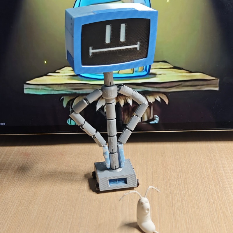 Karen Robot Figürü - 3D Baskılı Hareketli DIY Oyuncak