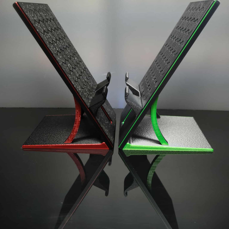 Bal Peteği Desenli Telefon Tutucu Stand - 3D Baskı