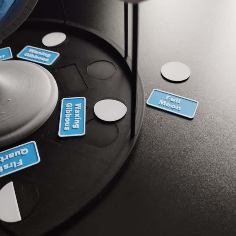 Ay Evreleri 3D Eğitim Modeli ve Oyunu - Astronomi Öğrenim Seti