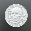 Memento Mori Plaket ve Anahtarlık - 3D Baskı Felsefi Aksesuar