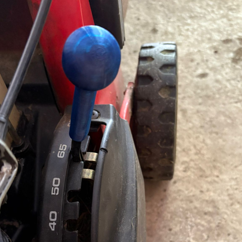 Çim Biçme Makinesi Kesim Yüksekliği Ayar Kolu - 3D Baskı Dayanıklı