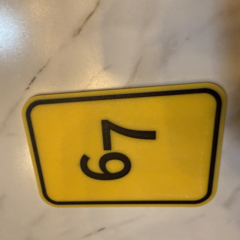 6-7 Oyun Kartı - 3D Baskılı Özel Tasarım Oyun Aksesuarı