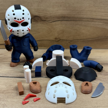 Jason 3D Baskı Film Karakteri Modeli - Oyuncak ve Koleksiyon