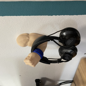 Goku El Şeklinde Duvar Tipi Kulaklık Askısı - 3D Baskı Anime Aksesuar