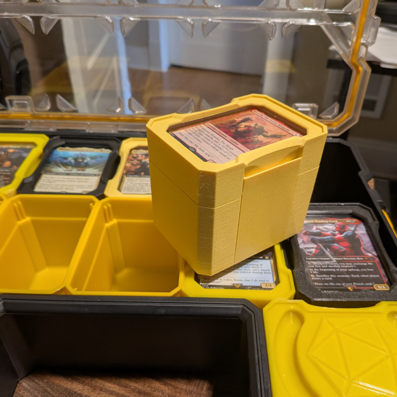 SnapKeep Kart Kutusu - 3D Baskılı Dayanıklı MTG Deckbox