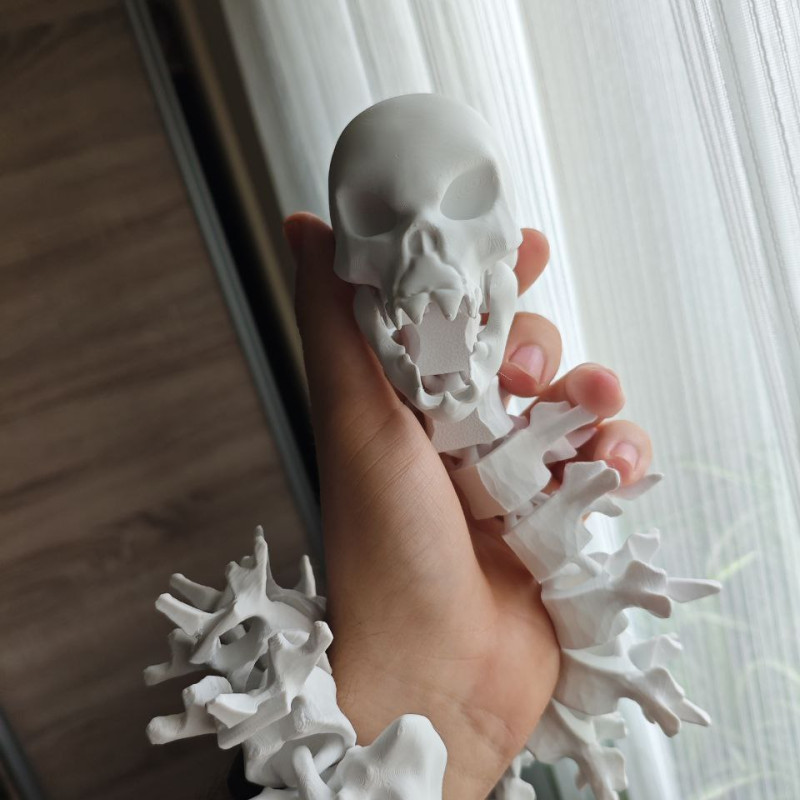 Hareketli Halloween Canavarı The Biter - 3D Baskı Maketi