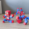 Print-in-Place Spider-Man 3D Baskı Figürü - Minecraft Temalı Hareketli Oyuncak