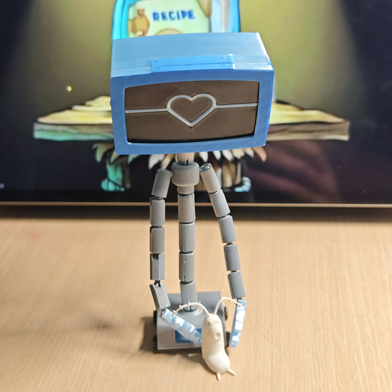 Karen Robot Figürü - 3D Baskılı Hareketli DIY Oyuncak