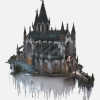 Korku Katedrali 3D Baskı Modeli - Boyanabilir Dekor