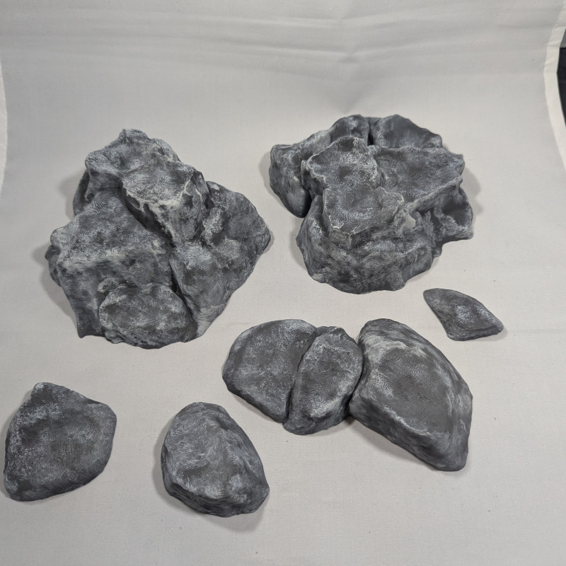 Desteksiz Kaya Uçurum DND Senaryo Modeli - 3D Baskılı Rol Yapma Oyunu Aksesuarı