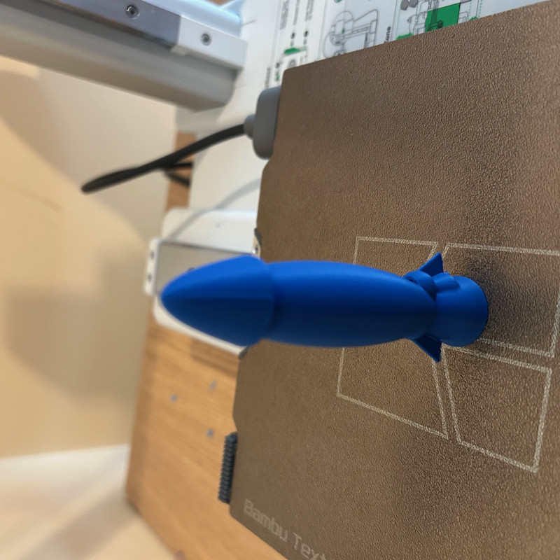 3D Baskı Roket Modeli - Eğitici Uzay Gemisi Maketi