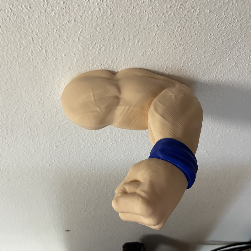 Goku El Şeklinde Duvar Tipi Kulaklık Askısı - 3D Baskı Anime Aksesuar