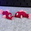 Hareketli Sevimli Balık 3D Baskı Modeli - Anahtarlık ve Dekor