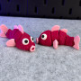 Hareketli Sevimli Balık 3D Baskı Modeli - Anahtarlık ve Dekor