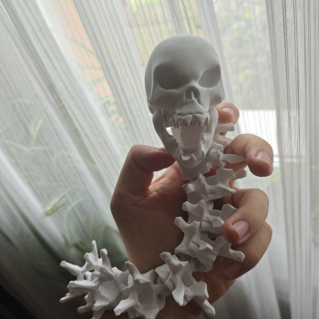 Hareketli Halloween Canavarı The Biter - 3D Baskı Maketi