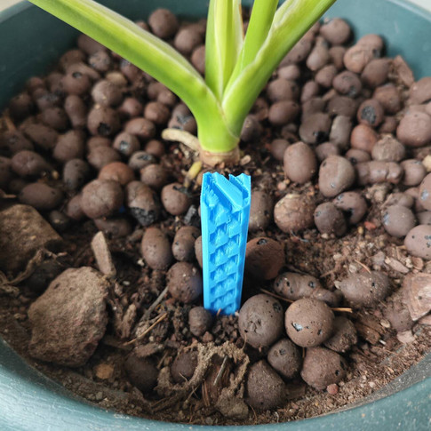 3D Baskı Saksı Toprak Havalandırma Kolonu - Kök Çürümesi Önleyici