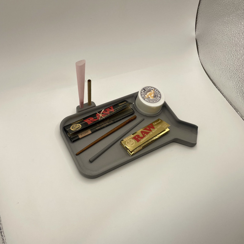 Özelleştirilebilir 3D Baskı Rolling Tray - Pratik ve Taşınabilir