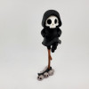 Sevimli Grim Reaper İskelet Denge 3D Baskı Halloween Dekor