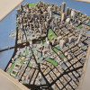 3D Baskı New York Manhattan Şehir Modeli - Eğitici Coğrafya Maketi