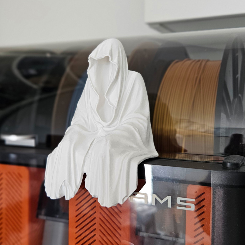 Korkunç Azrafil Raf Süsü 3D Baskı Heykel - Dekoratif Sanat Eseri