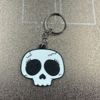 3D Baskı Kafatası Anahtarlık - Özel Tasarım Dekoratif Aksesuar