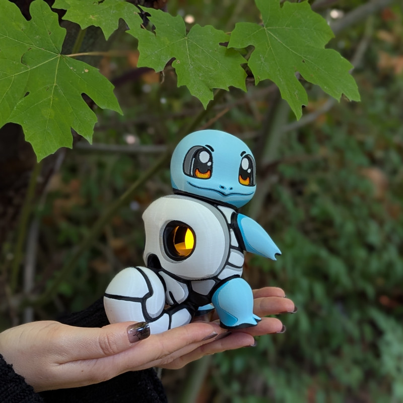 Cadılar Bayramı Squirtle LED Mumluk - 3D Baskı Oyuncak Cadılar Bayramı Squirtle LED Mumluk - 3D Baskı Oyuncak