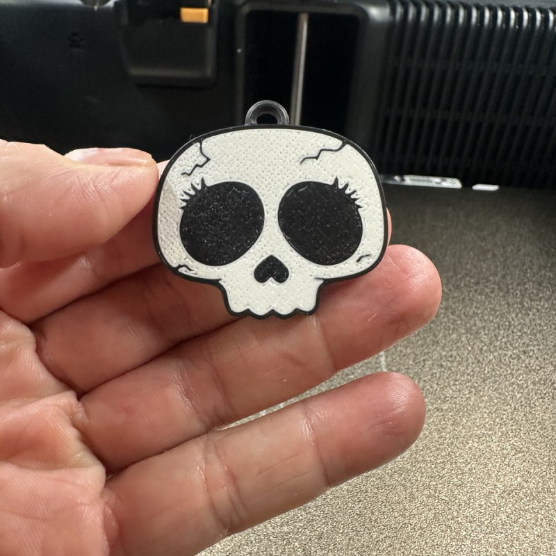 3D Baskı Kafatası Anahtarlık - Özel Tasarım Dekoratif Aksesuar 3D Baskı Kafatası Anahtarlık - Özel Tasarım Dekoratif Aksesuar