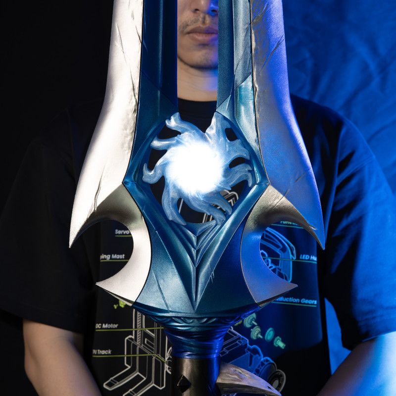 Thunderfury Rüzgar Arayıcısı Kutsal Kılıcı - 3D Baskı Cosplay Silahı